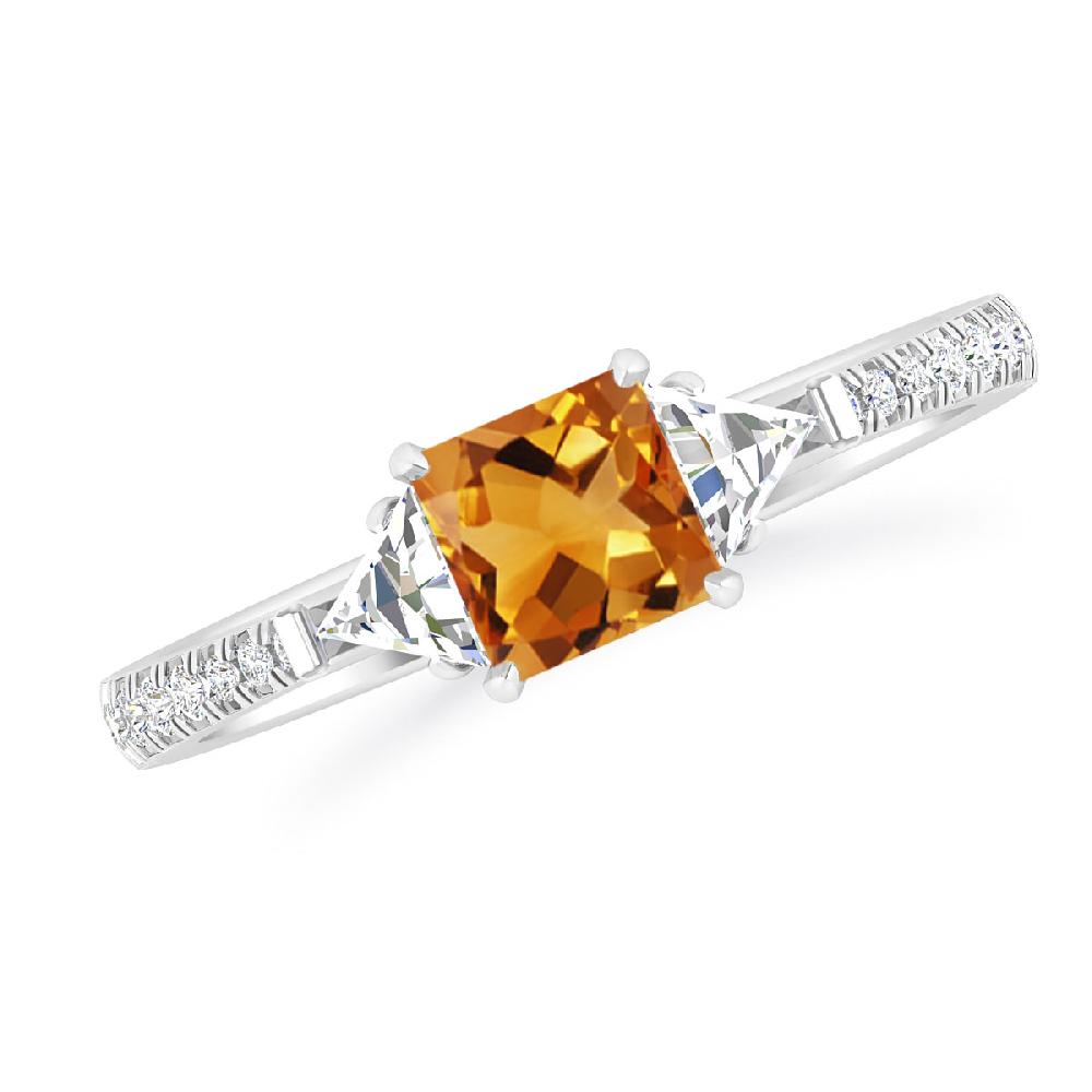 White Gold - Citrine