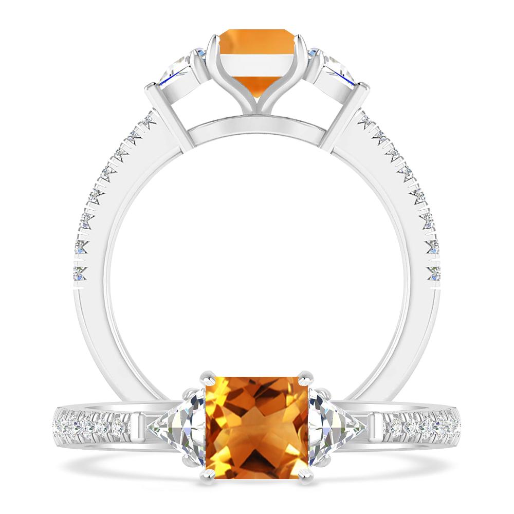 White Gold - Citrine