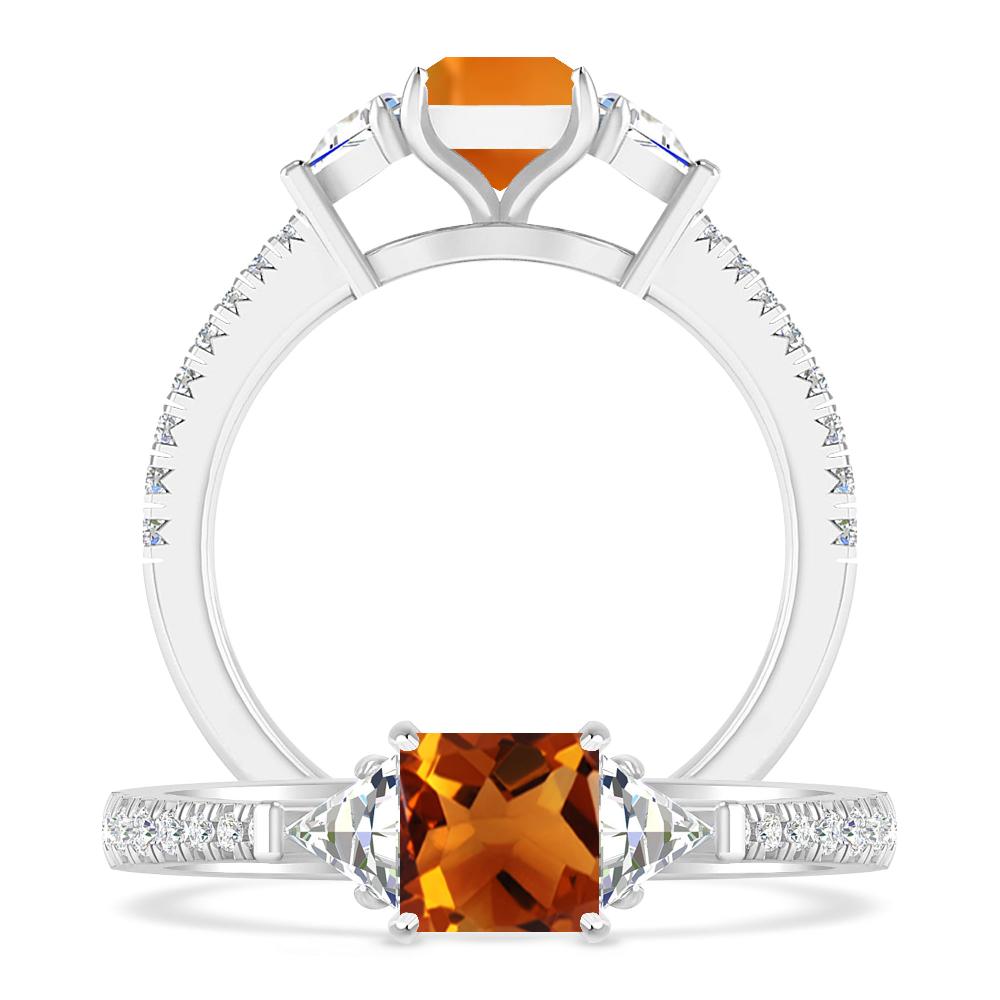 White Gold - Citrine