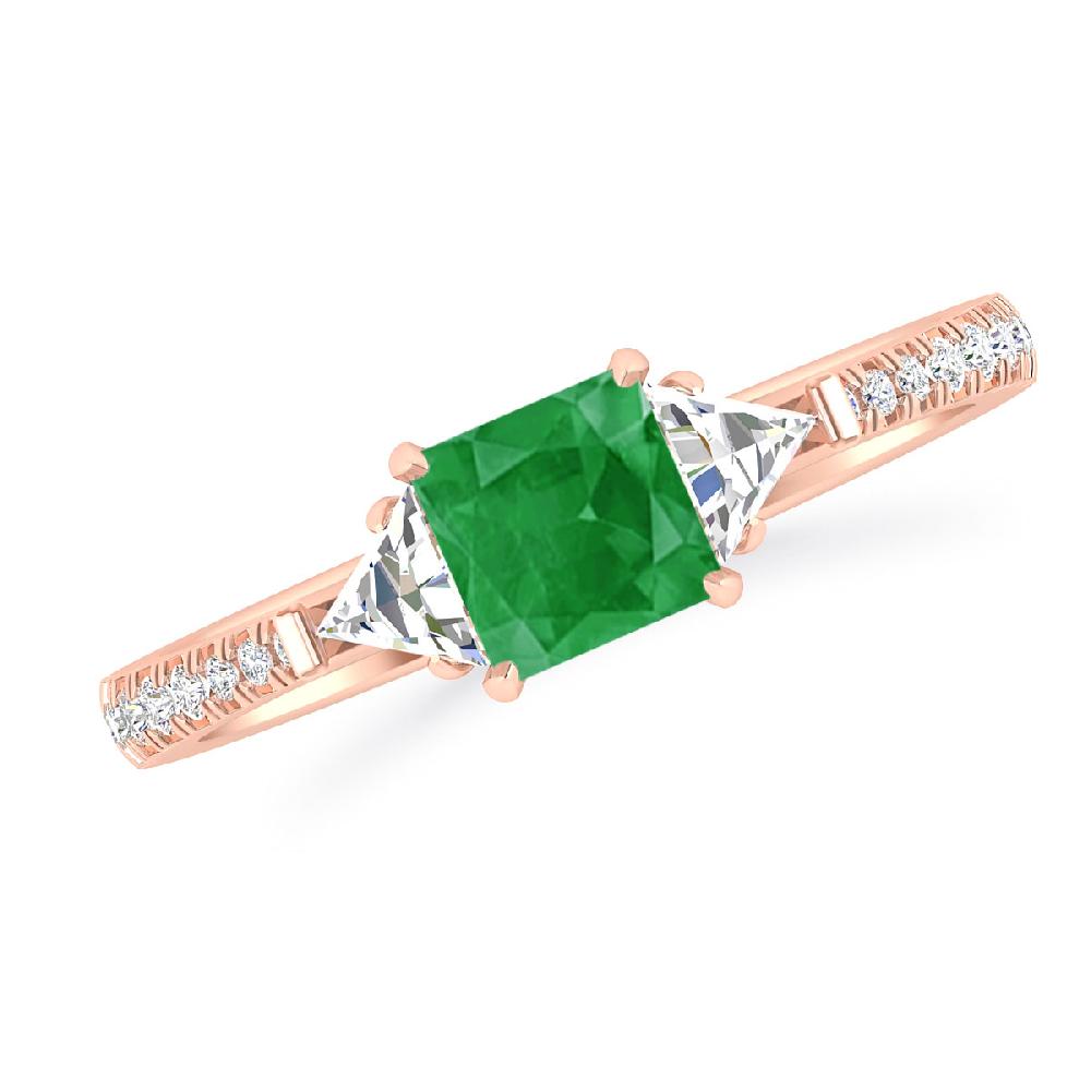 Rose Gold - Emerald