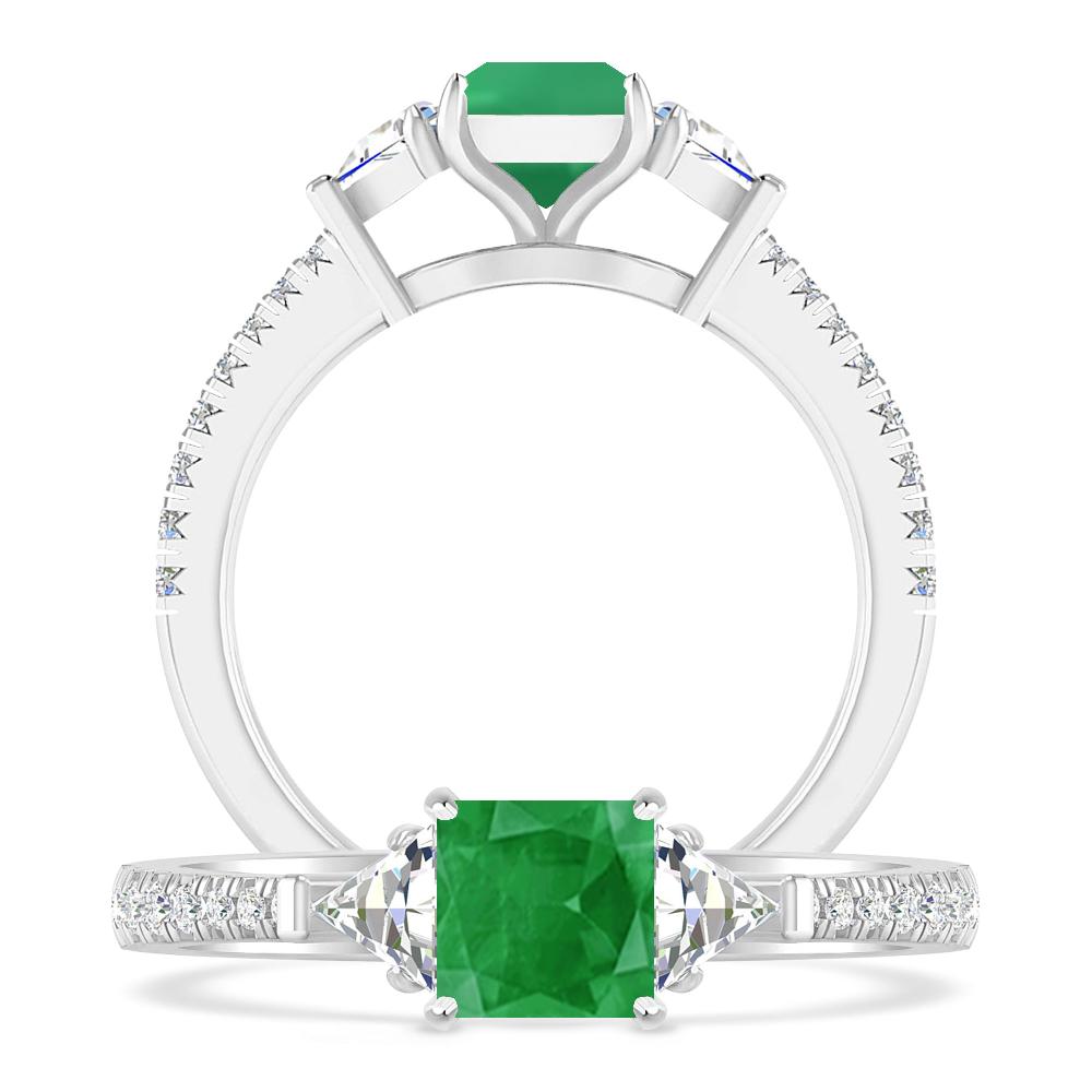 White Gold - Emerald