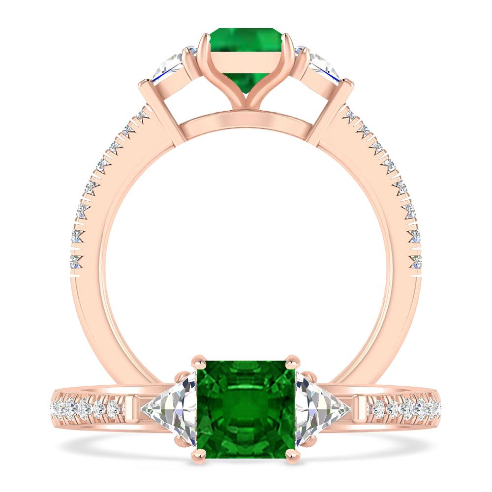 Rose Gold - Emerald