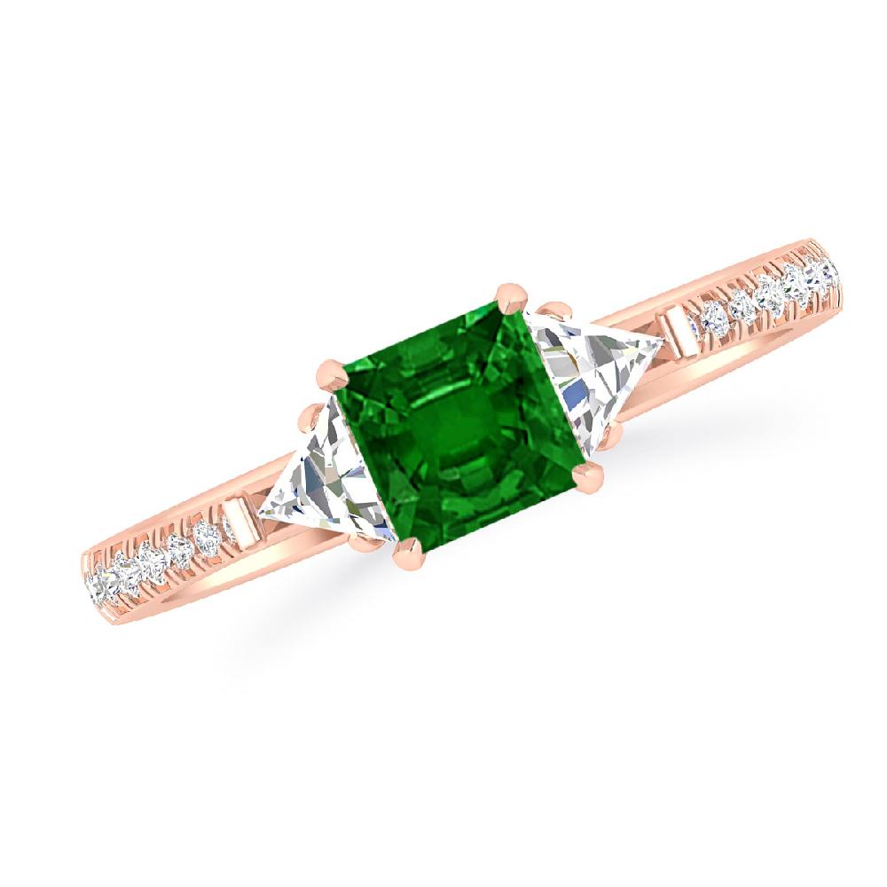 Rose Gold - Emerald