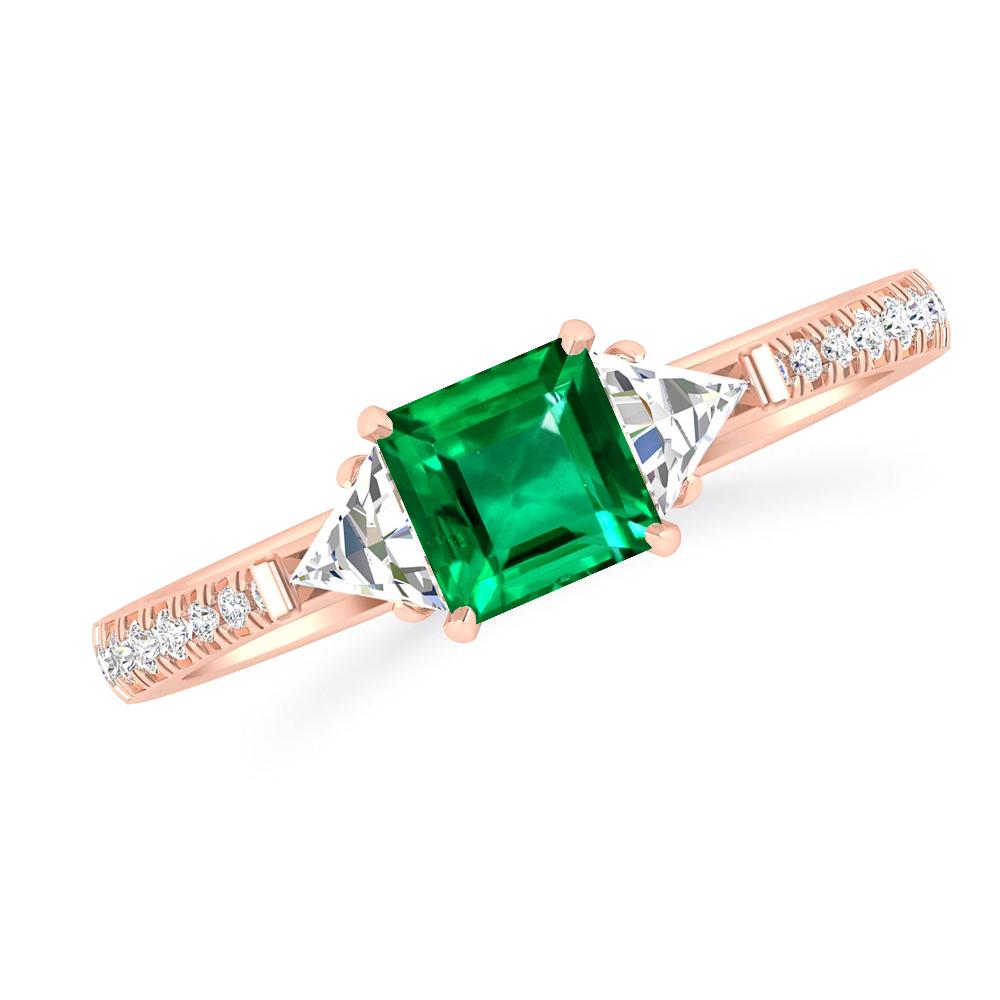 Rose Gold - Emerald