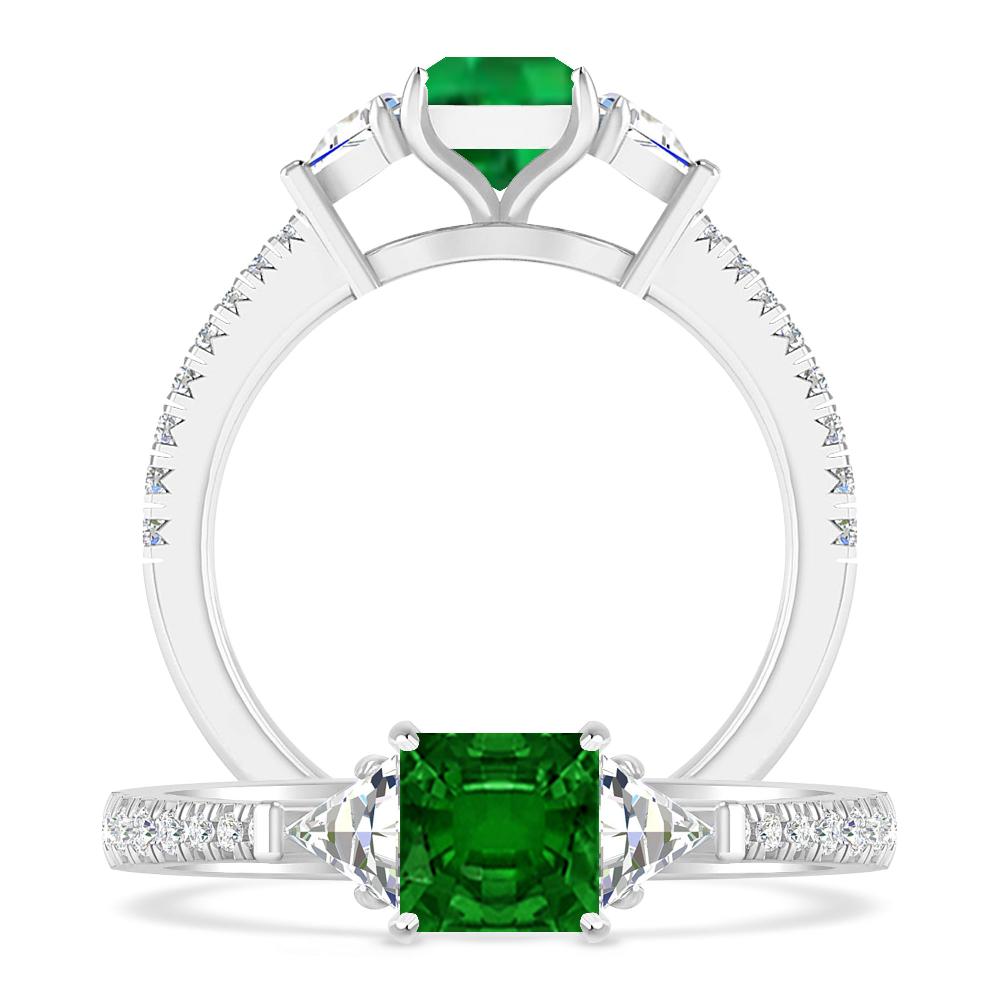 White Gold - Emerald