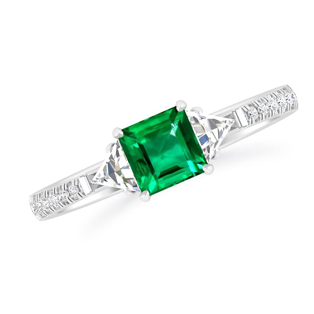 White Gold - Emerald