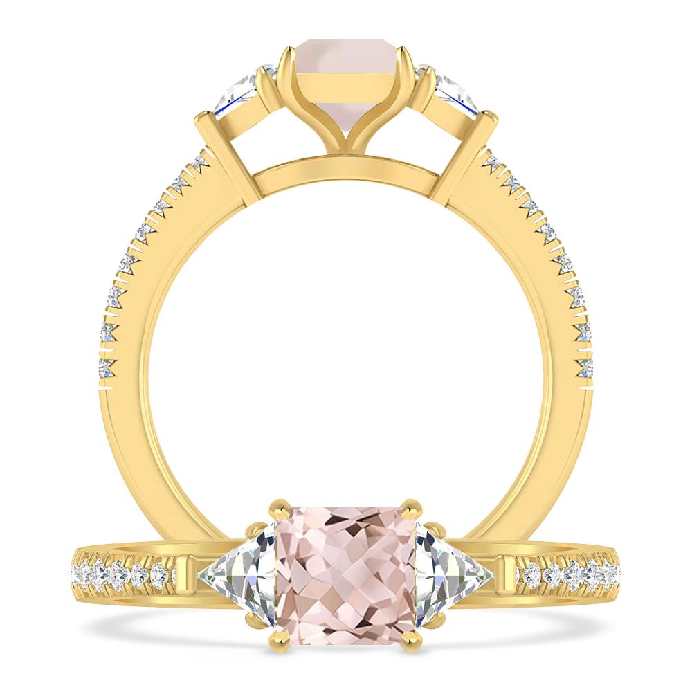 Yellow Gold - Morganite