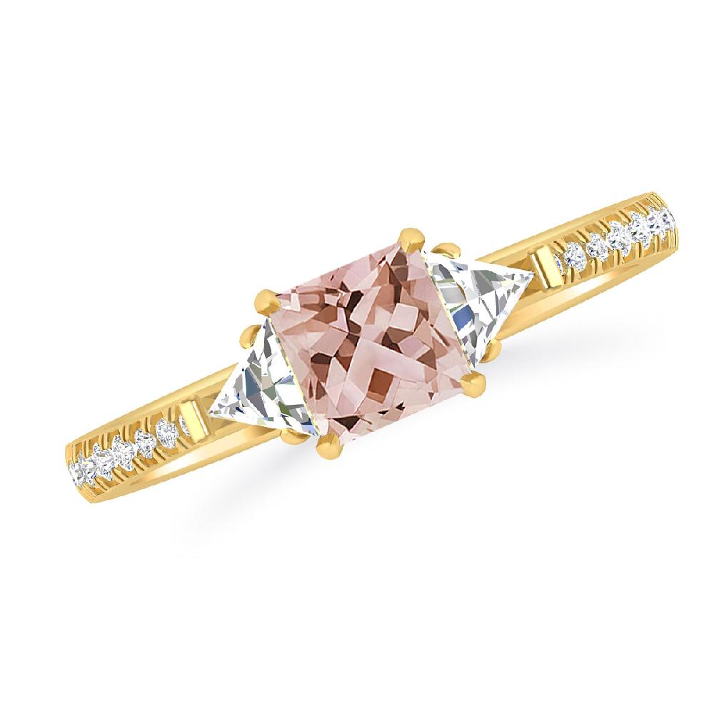 Yellow Gold - Morganite