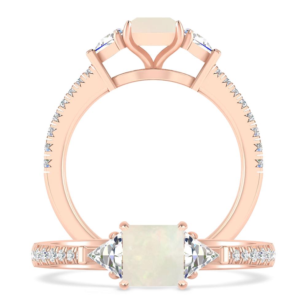 Rose Gold - Opal