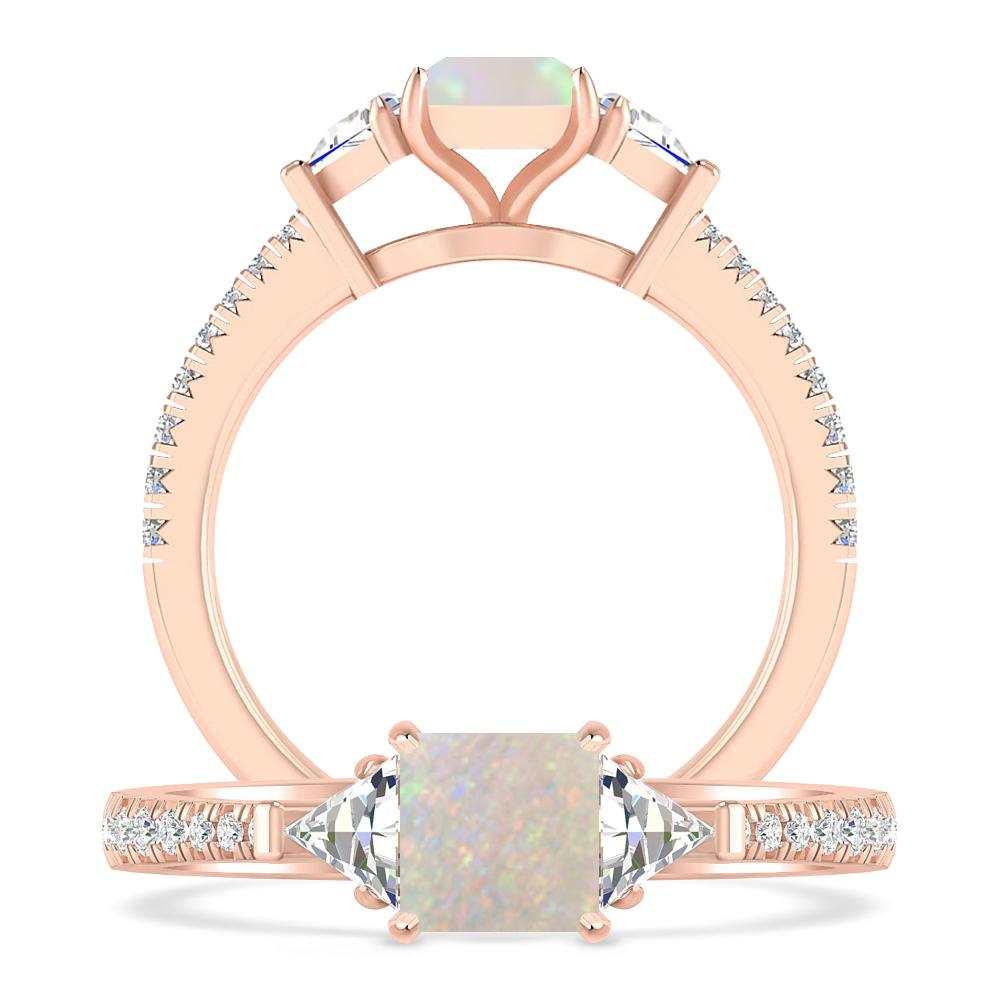 Rose Gold - Opal