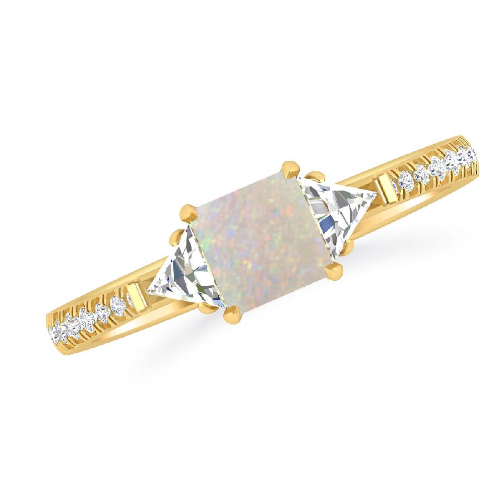 Yellow Gold - Opal