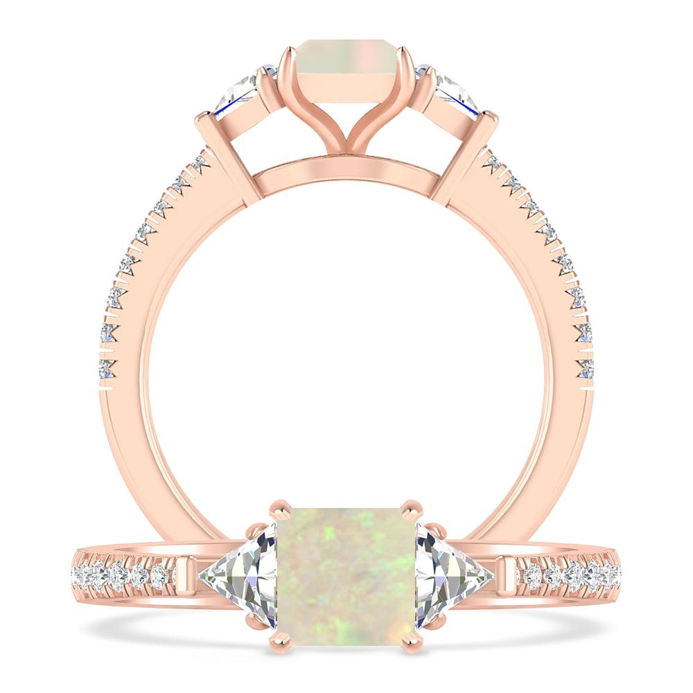 Rose Gold - Opal