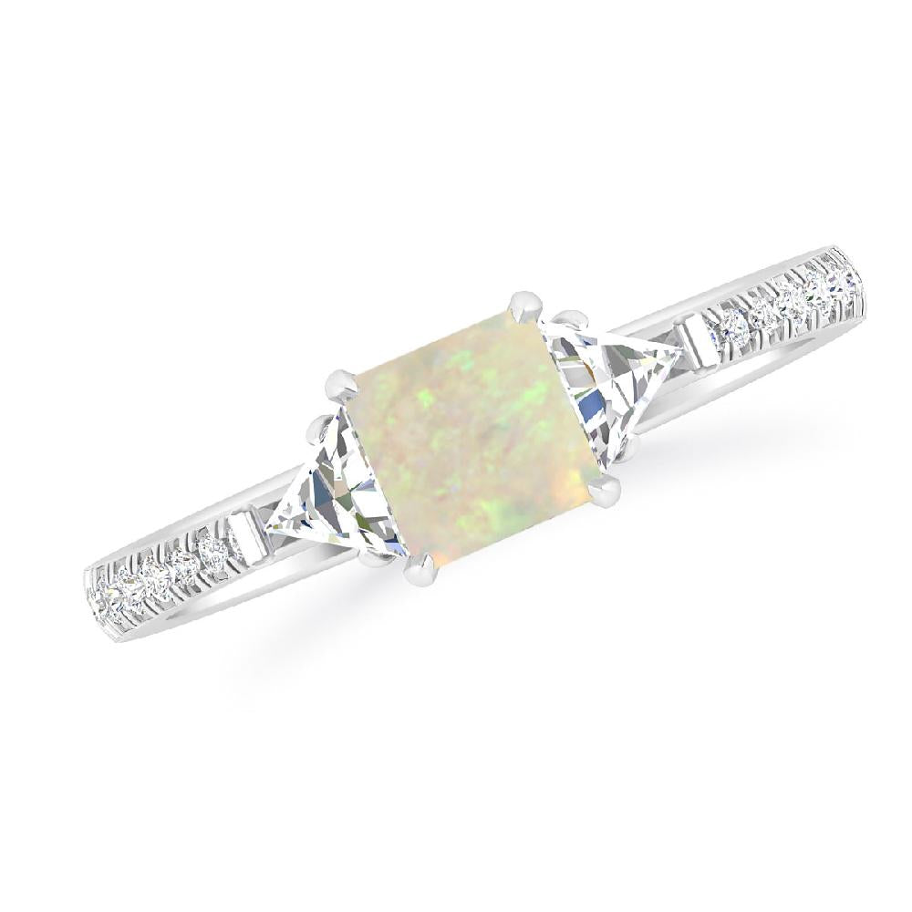 White Gold - Opal