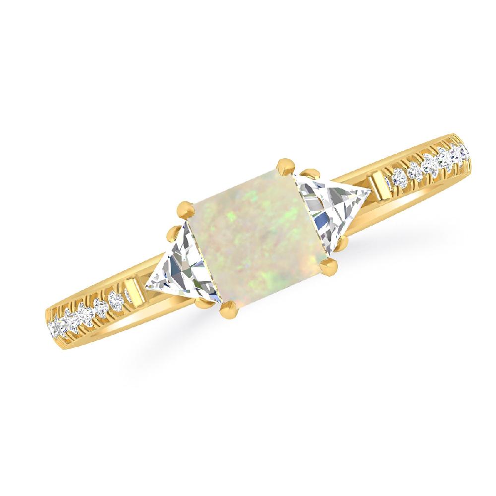 Yellow Gold - Opal