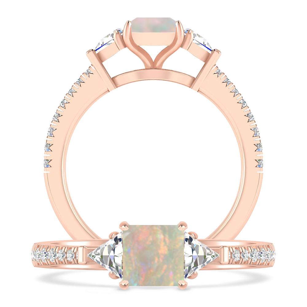 Rose Gold - Opal