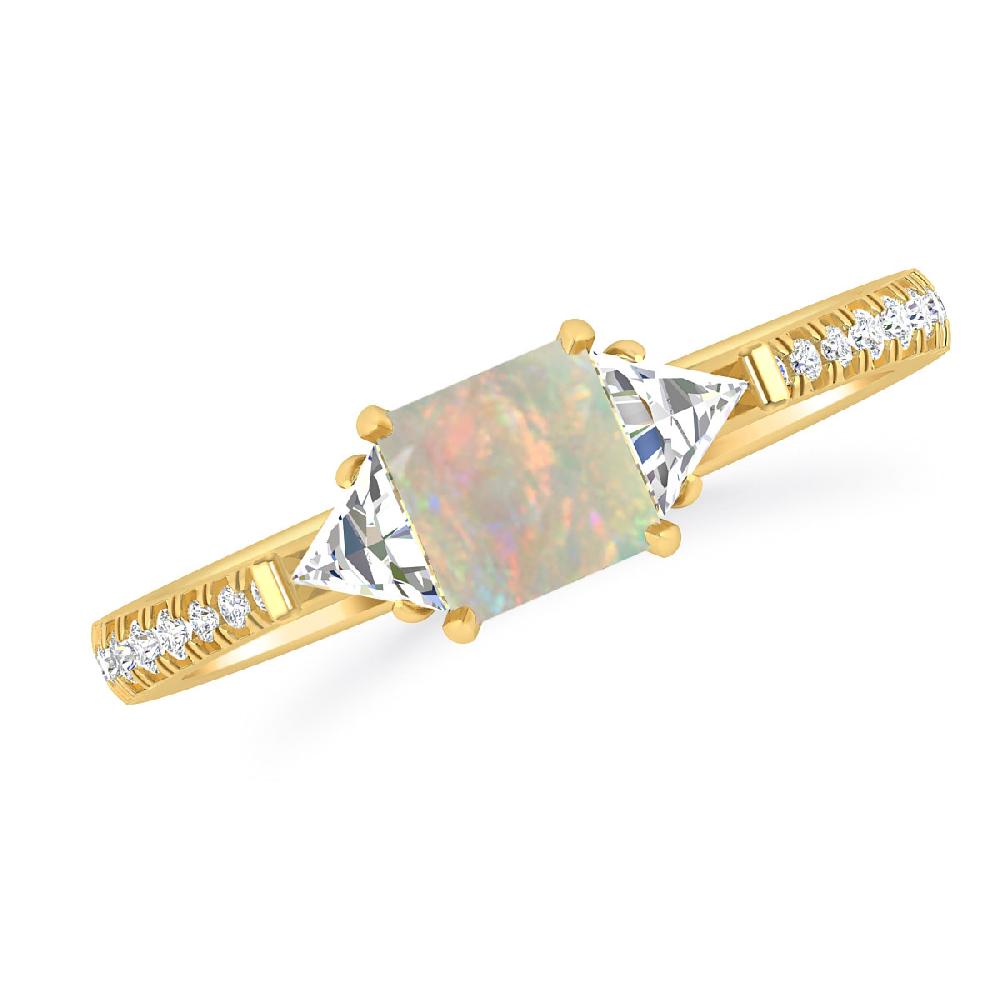 Yellow Gold - Opal