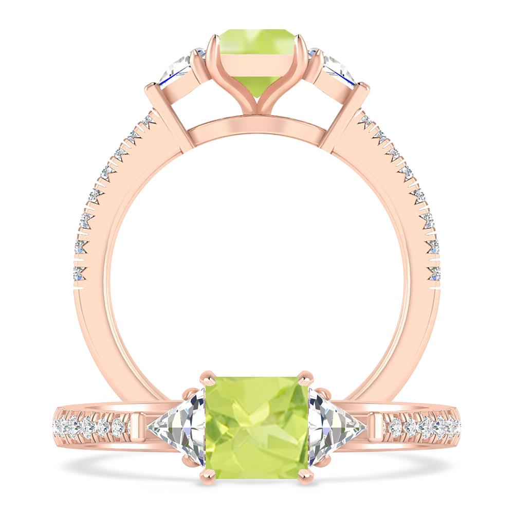 Rose Gold - Peridot