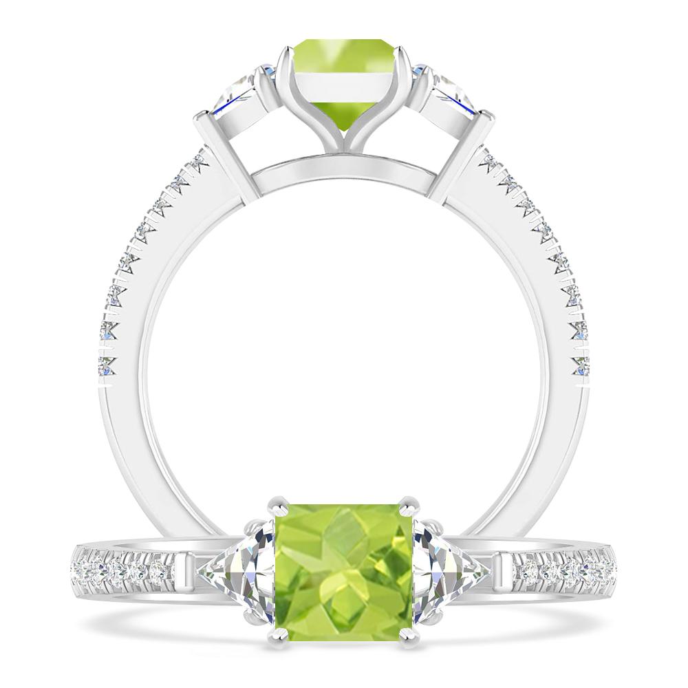 White Gold - Peridot