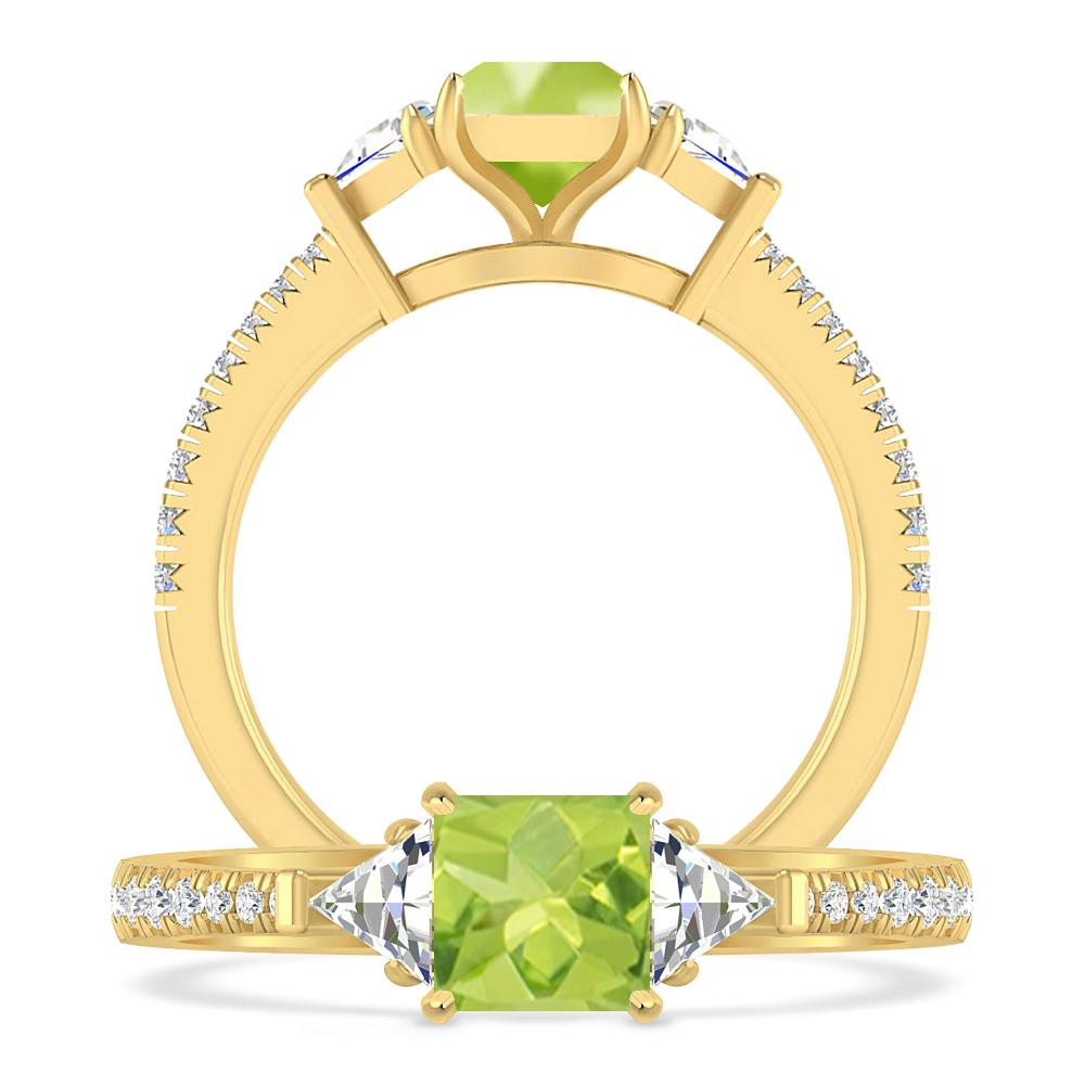 Yellow Gold - Peridot