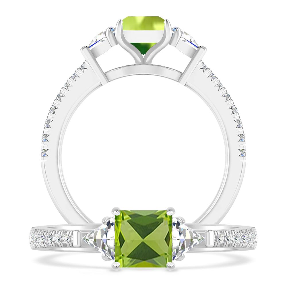 White Gold - Peridot