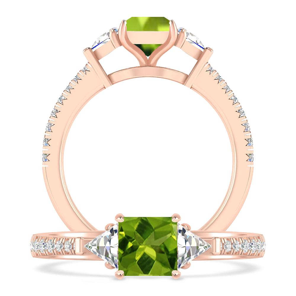 Rose Gold - Peridot