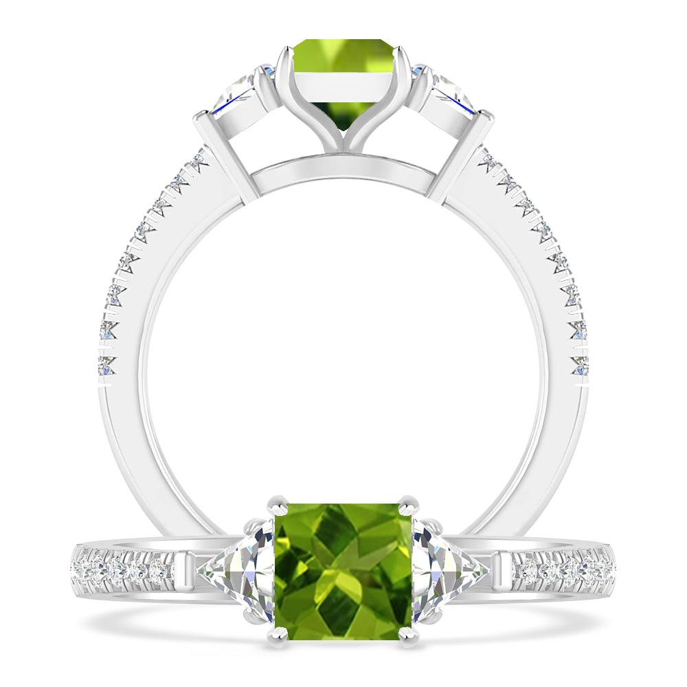 White Gold - Peridot