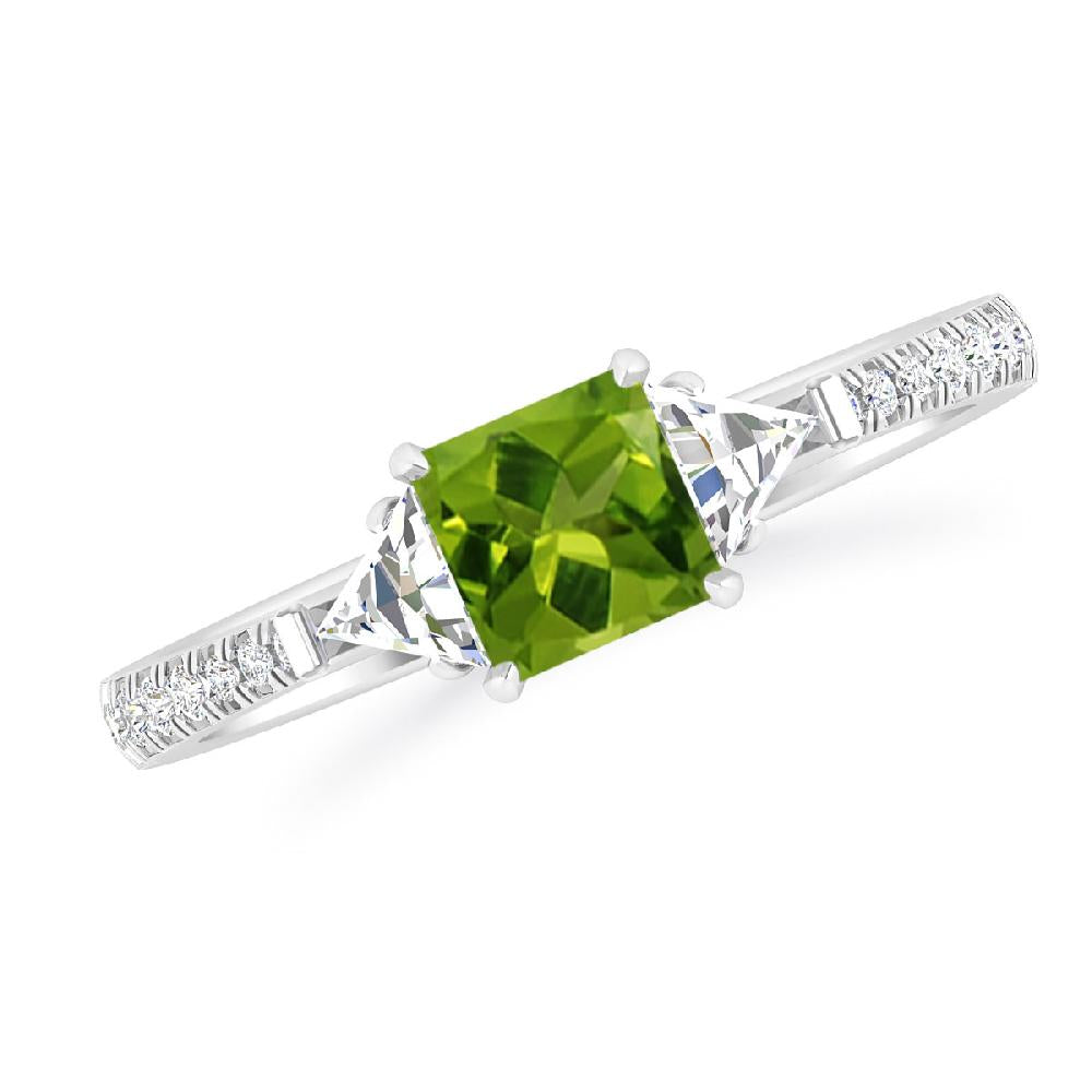 White Gold - Peridot