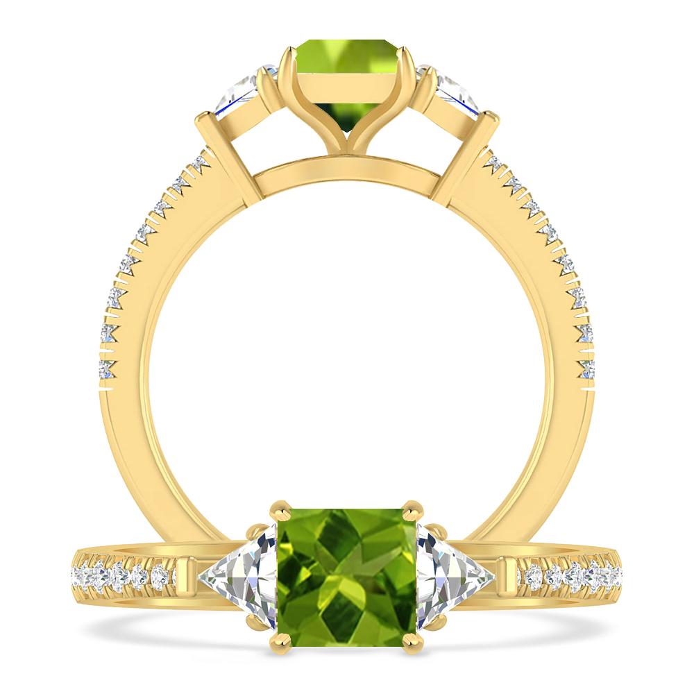 Yellow Gold - Peridot