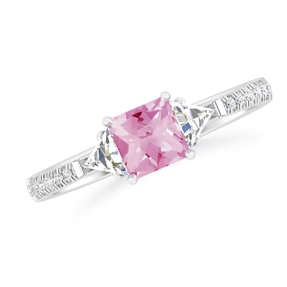 White Gold - Pink Tourmaline