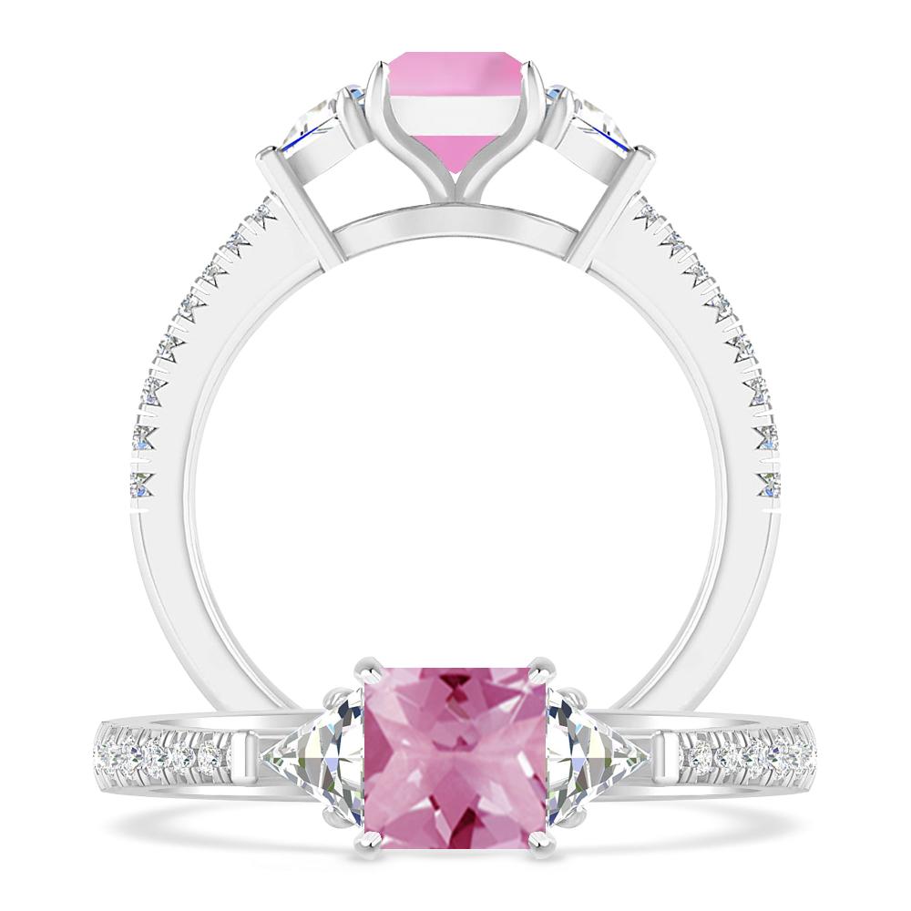 White Gold - Pink Tourmaline