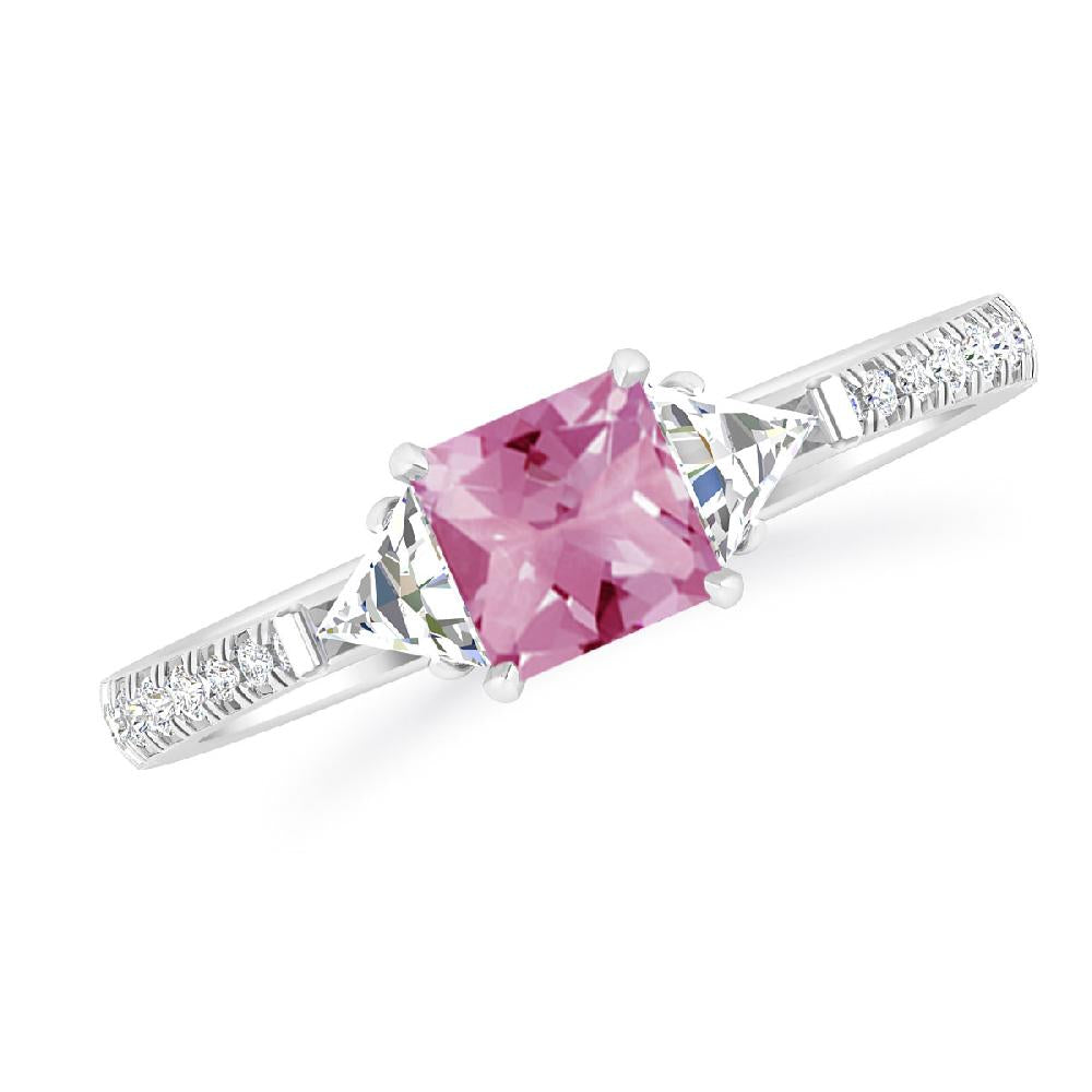 White Gold - Pink Tourmaline