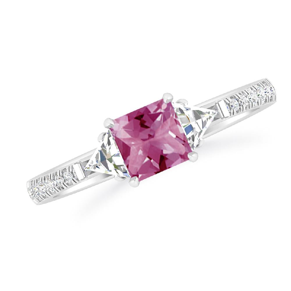 White Gold - Pink Tourmaline