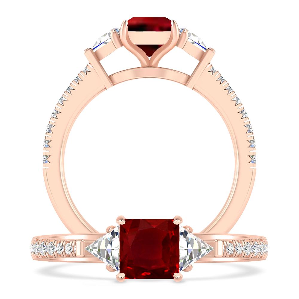 Rose Gold - Ruby