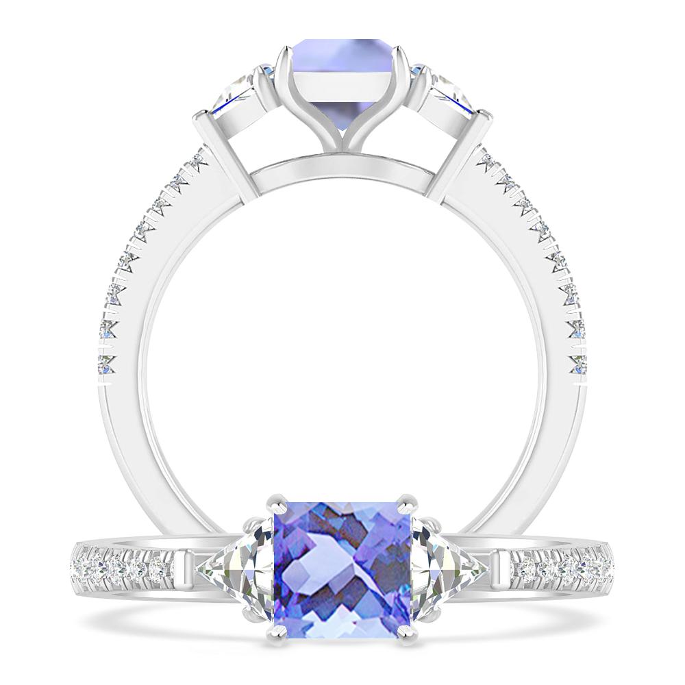 White Gold - Tanzanite