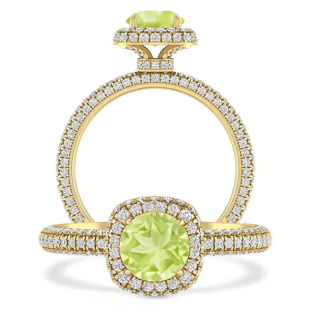 Yellow Gold - Peridot