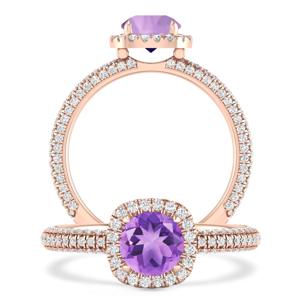 Rose Gold - Amethyst