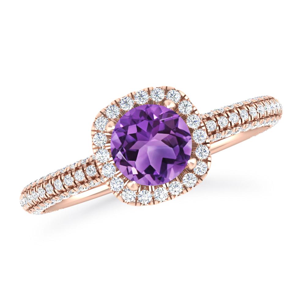 Rose Gold - Amethyst