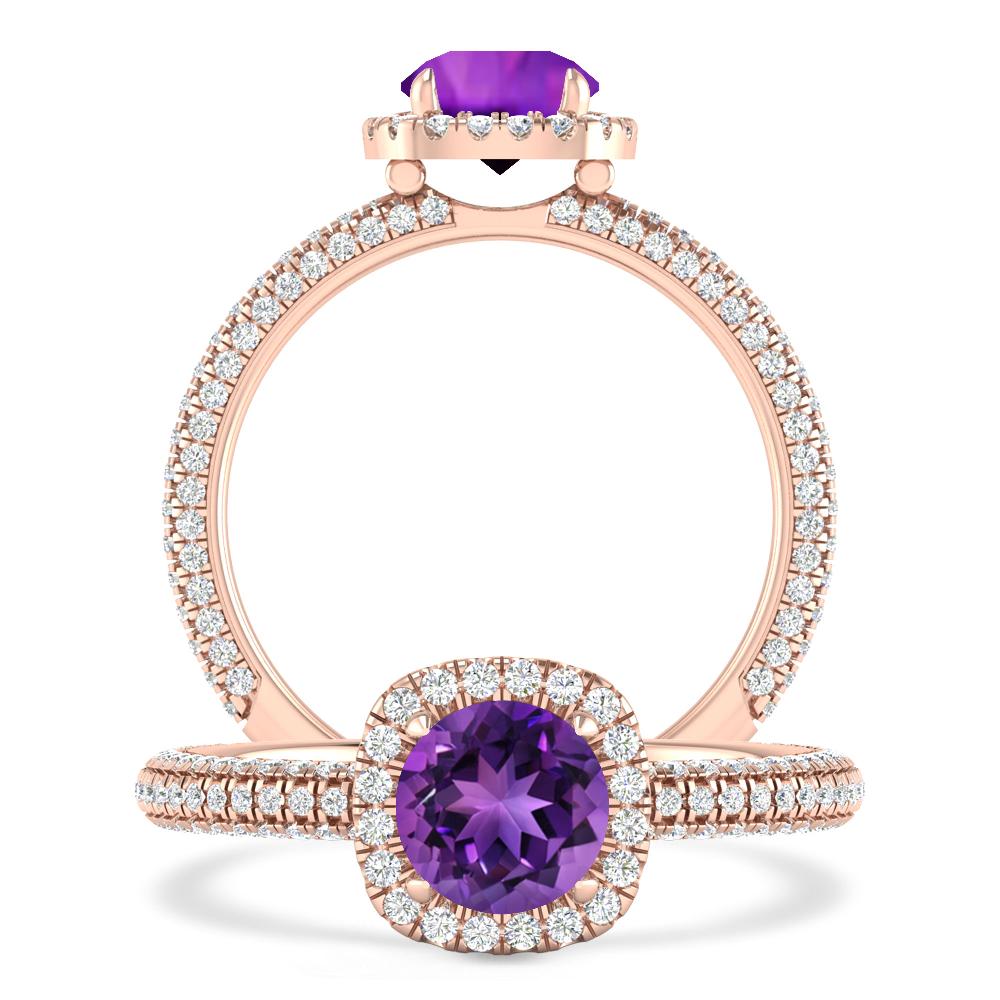 Rose Gold - Amethyst