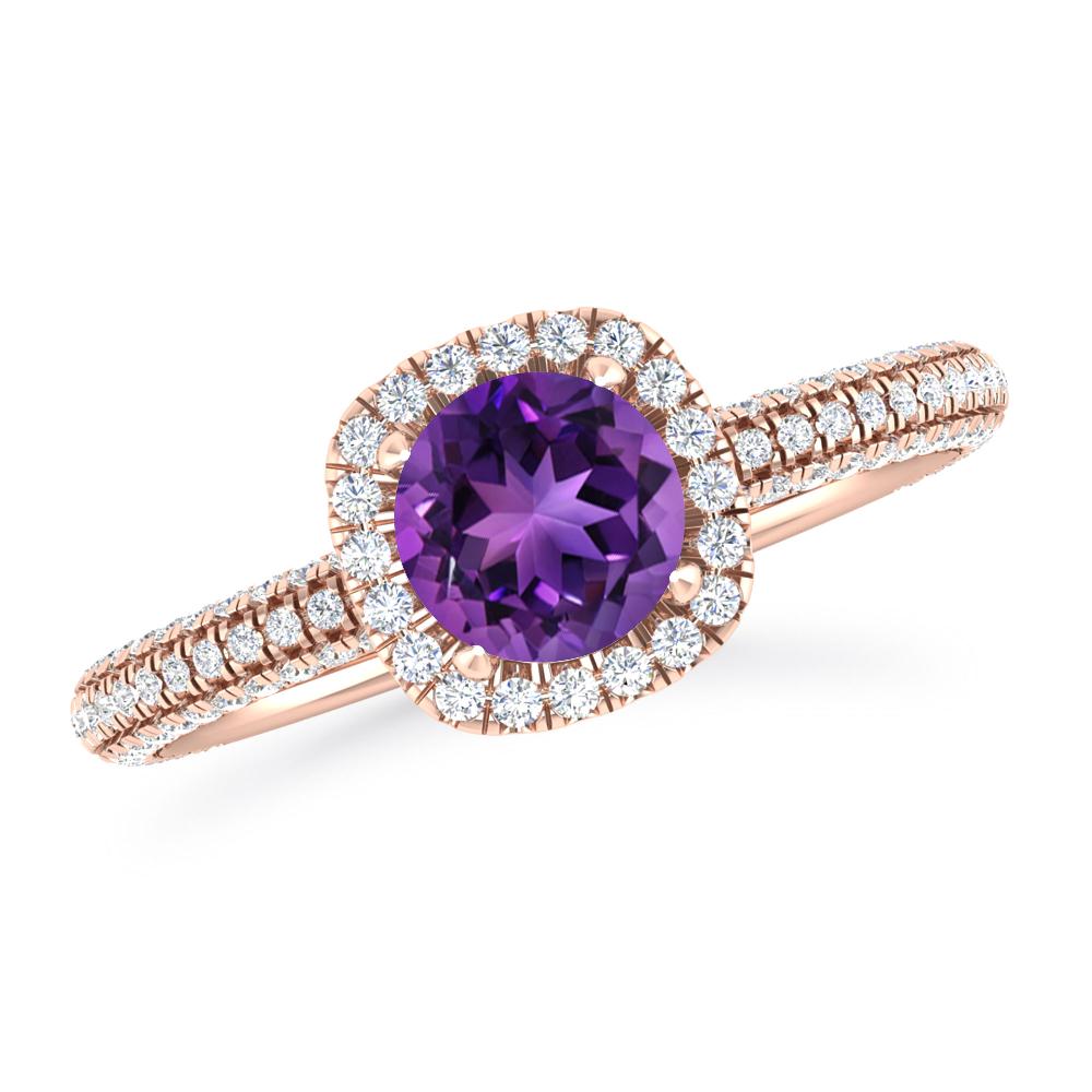 Rose Gold - Amethyst