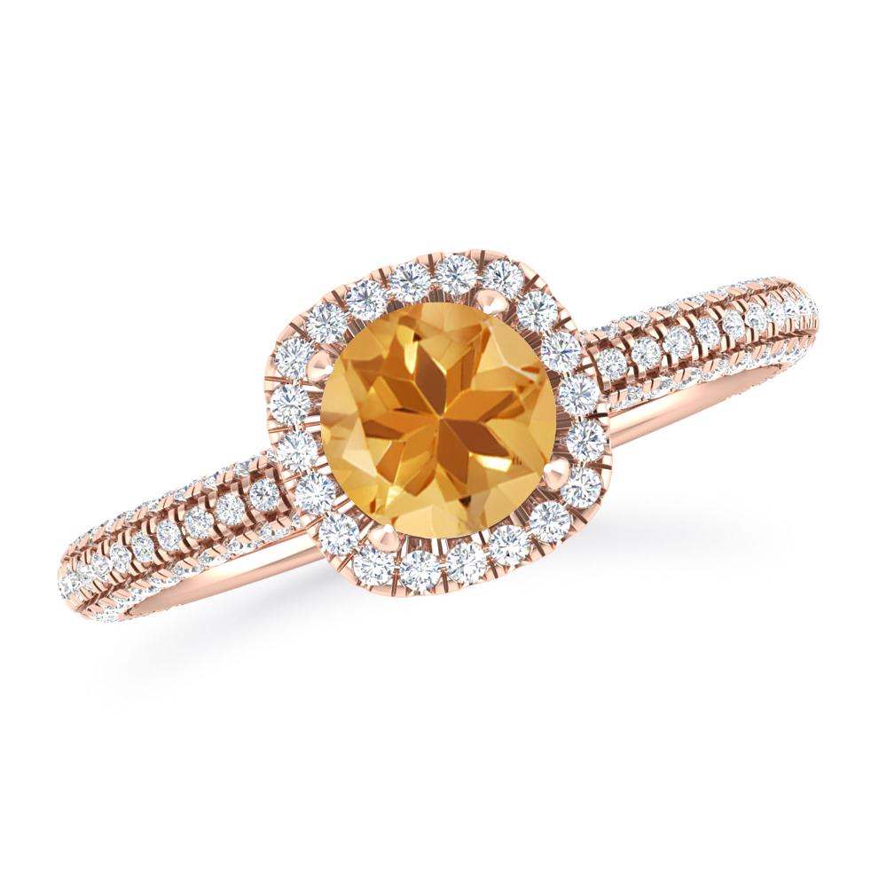 Rose Gold - Citrine