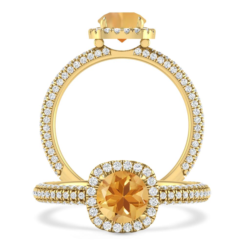 Yellow Gold - Citrine