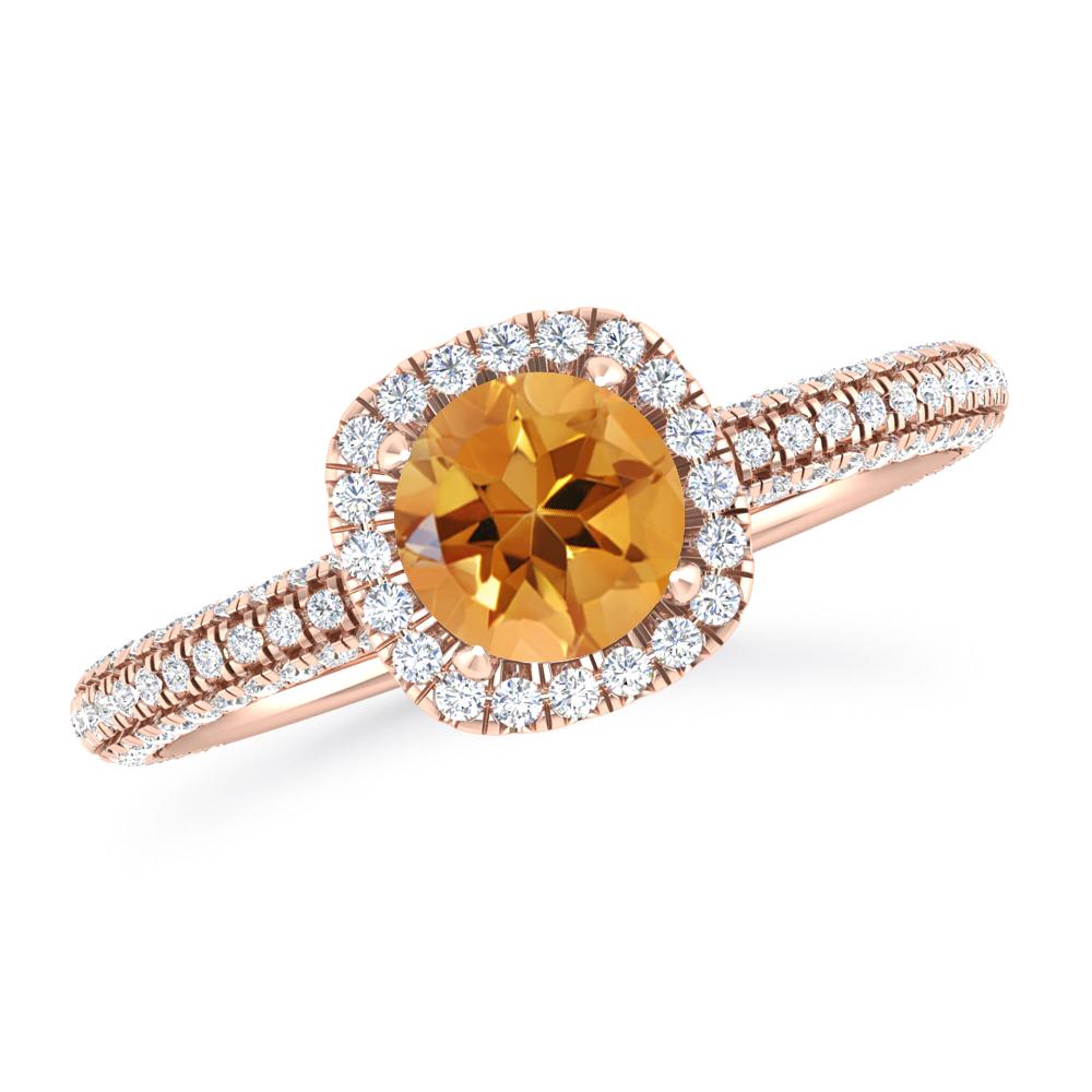 Rose Gold - Citrine