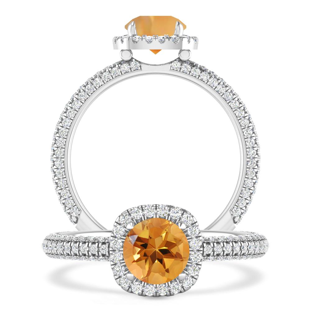 White Gold - Citrine