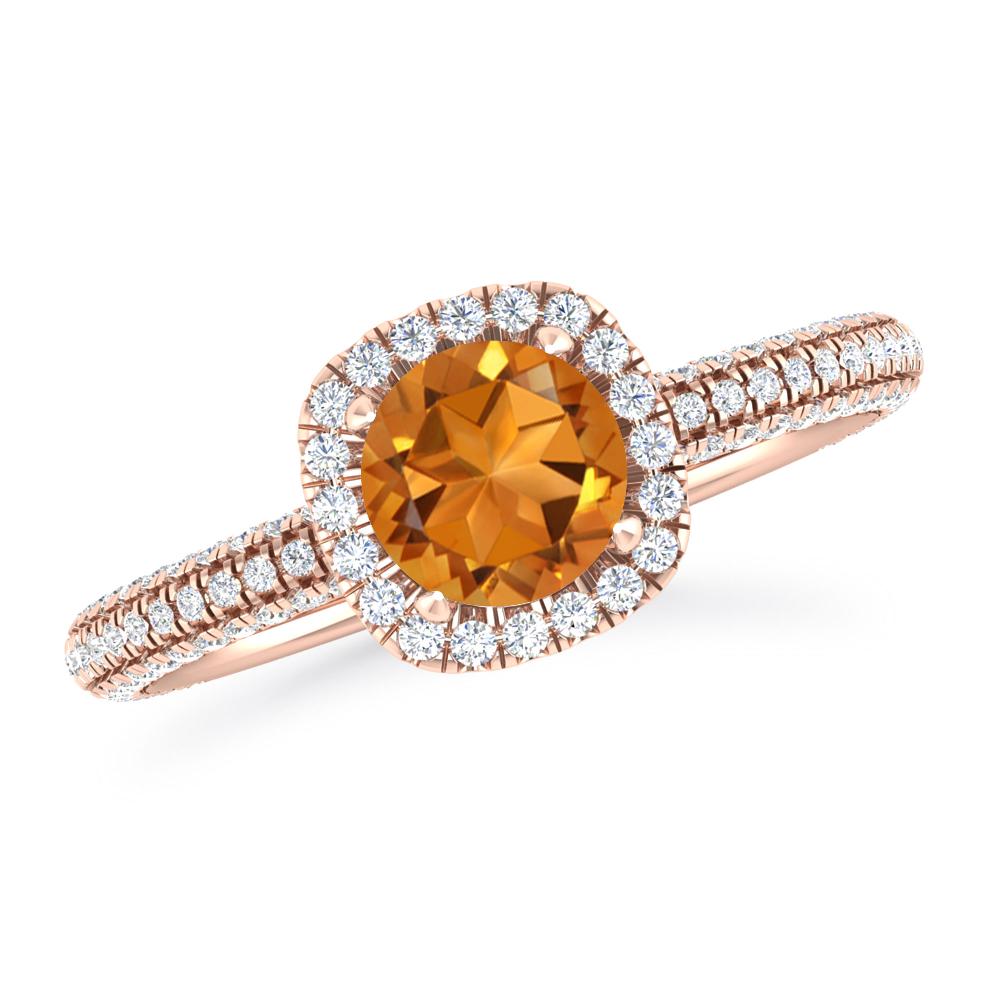 Rose Gold - Citrine