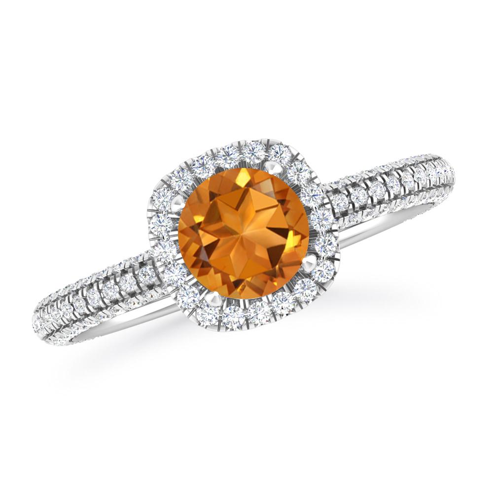 White Gold - Citrine