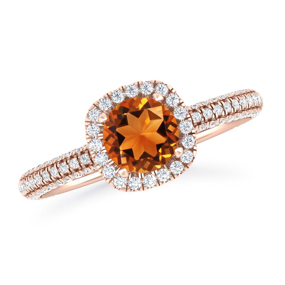 Rose Gold - Citrine