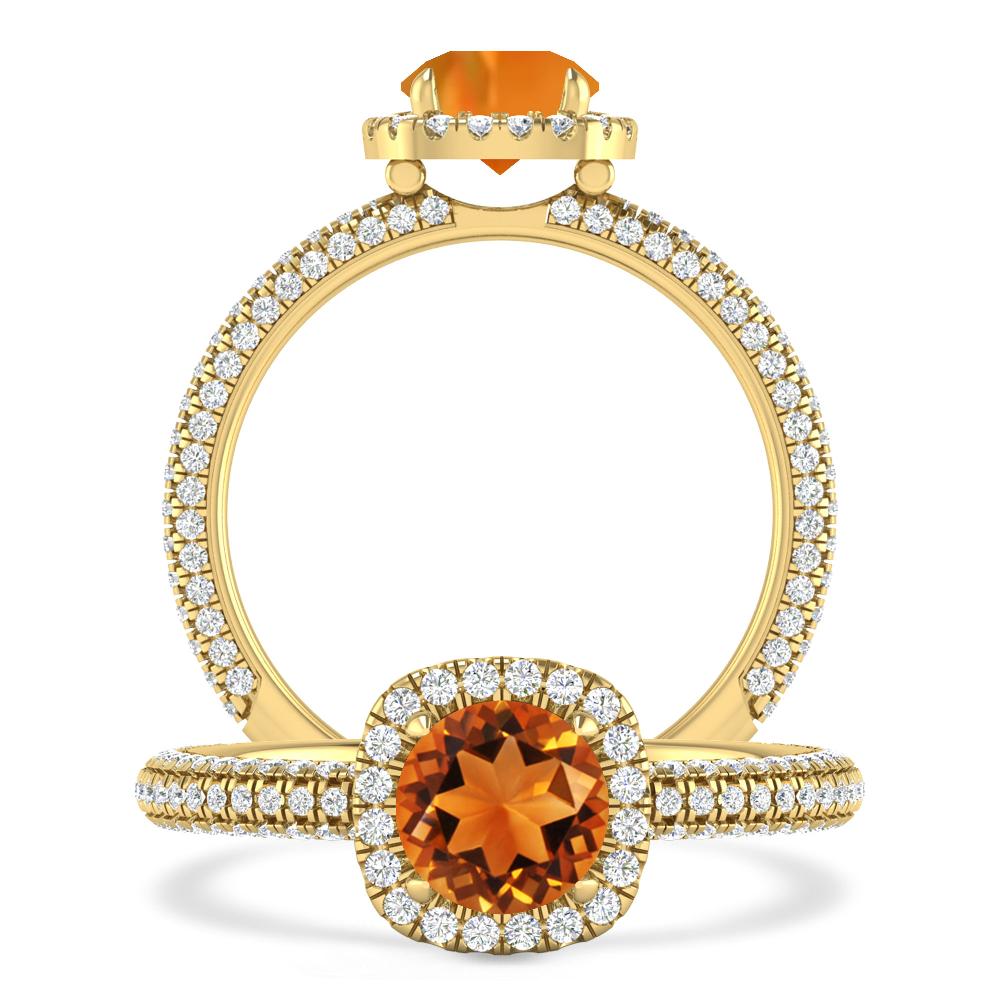 Yellow Gold - Citrine