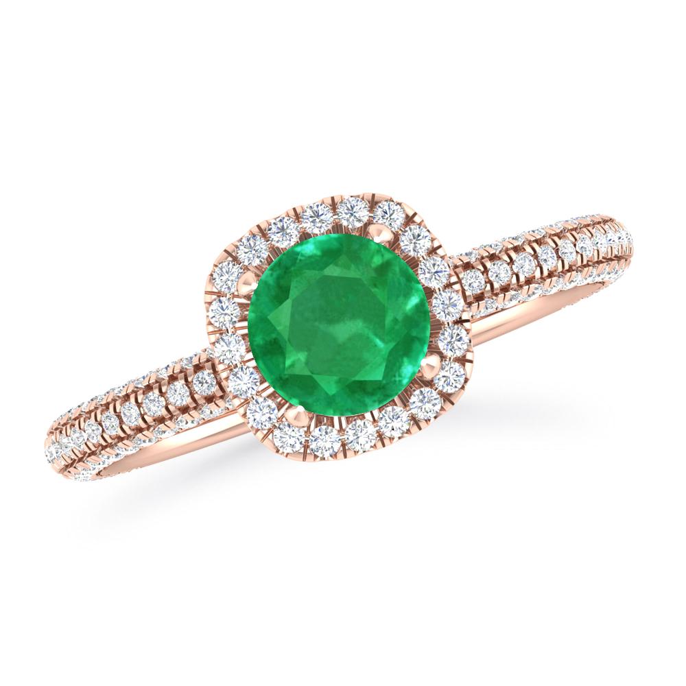 Rose Gold - Emerald