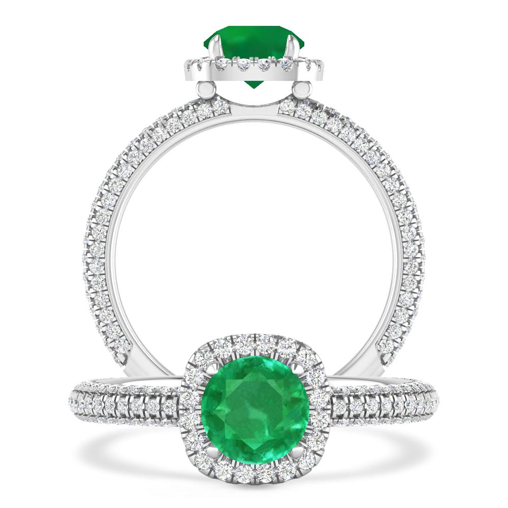 White Gold - Emerald