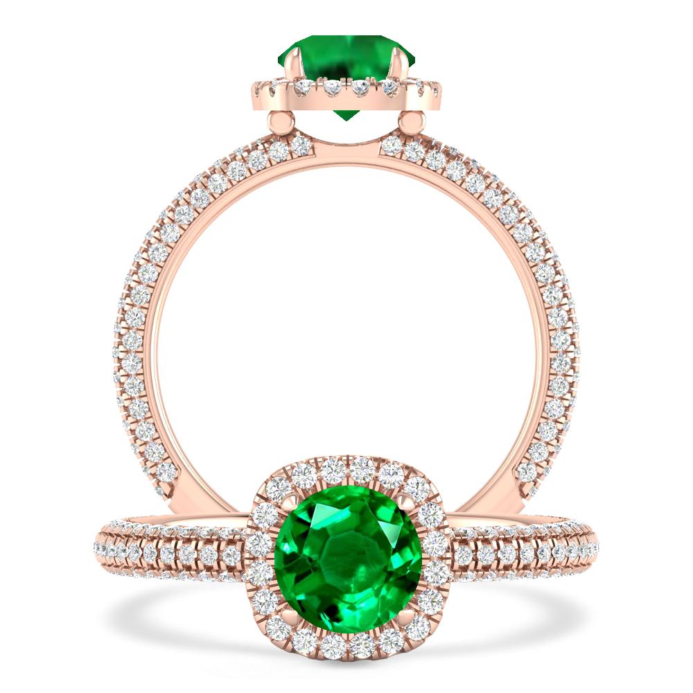 Rose Gold - Emerald